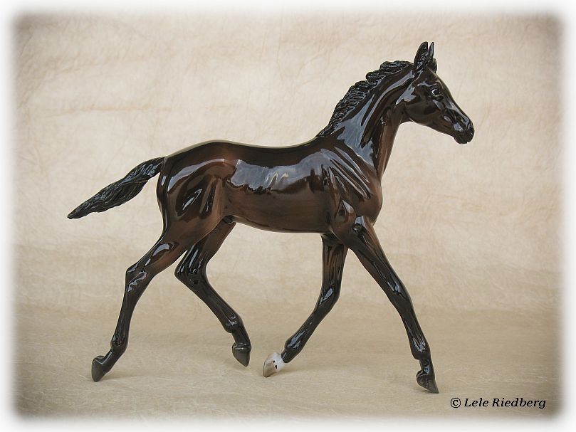 Zenyatta's First Colt aka Cozmic One - Glossy | BreyerHorseRef